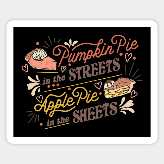 Pumpkin Pie in the Streets Sticker by Annelie